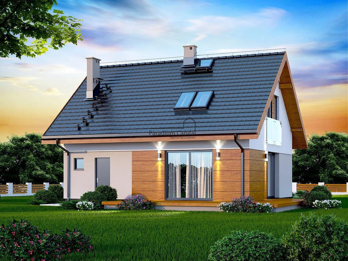 Działka inwestycyjna 18 arów, 4 fundamenty – przy granicy Krakowa