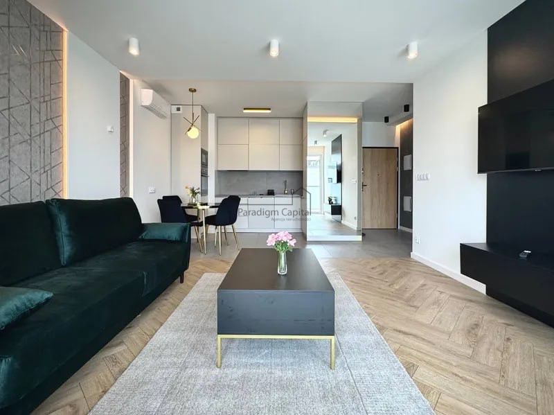Wykończone mieszkanie premium 46,31 m2, balkon, garaż, klimatyzacja