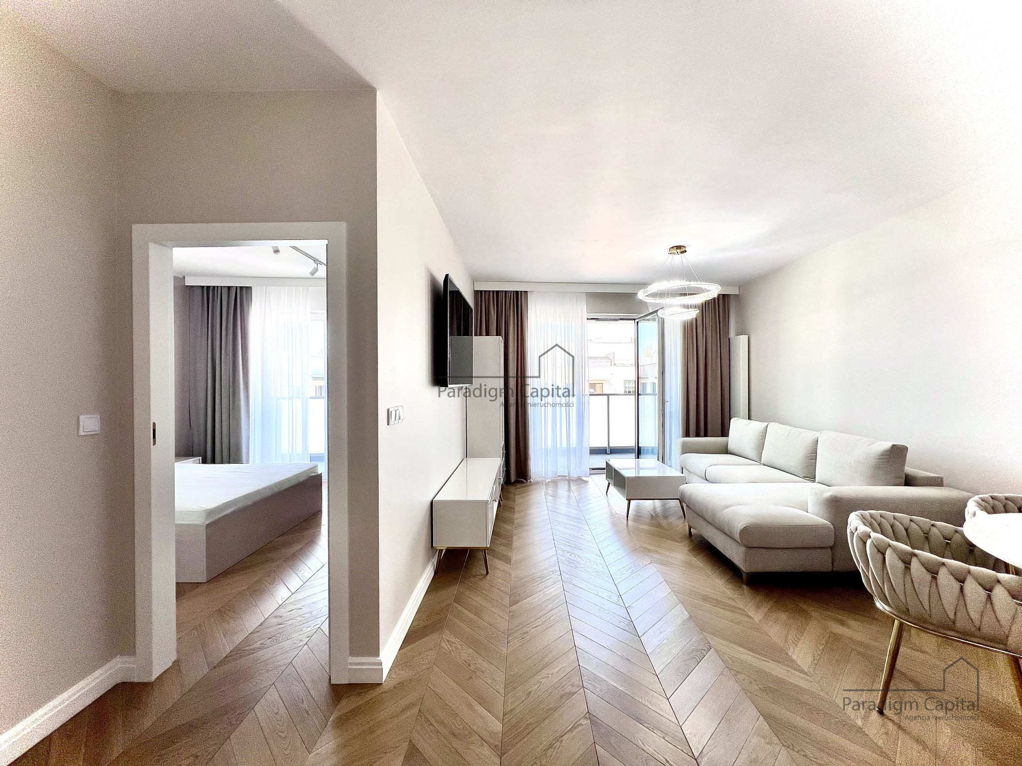 Nowe 2-pokojowe mieszkanie 53 m² z klimatyzacją i garażem