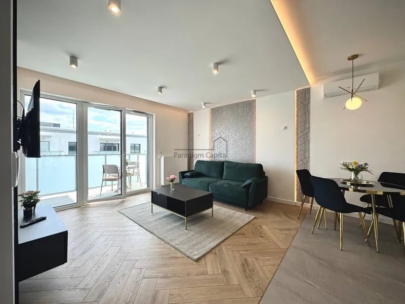 Wykończone mieszkanie premium 46,31 m2, balkon, garaż, klimatyzacja