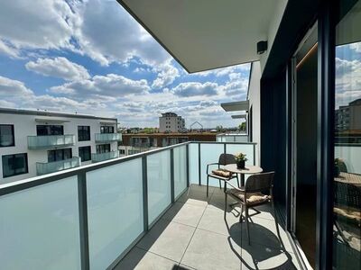 Nowe mieszkanie premium 2 pok., balkon, garaż, klimatyzacja