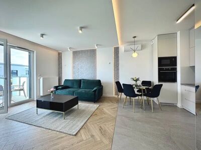 Nowe mieszkanie premium 2 pok., balkon, garaż, klimatyzacja