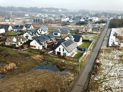 Działka pod dom 6,16 ar + udział – Kraków Dębniki, Skotniki, ul. Trockiego