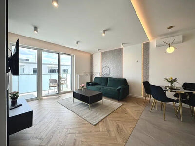 Wykończone mieszkanie premium 46,31 m2, balkon, garaż, klimatyzacja